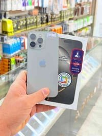 ايفون 16 برو ماكس ماستر ذاكره 256 بطاريه 100 عدد الدورات (55) يعني جدي...