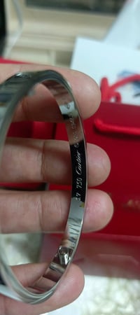 سوار كارتير • مختوم ٧٥٠ • ابيض فضي