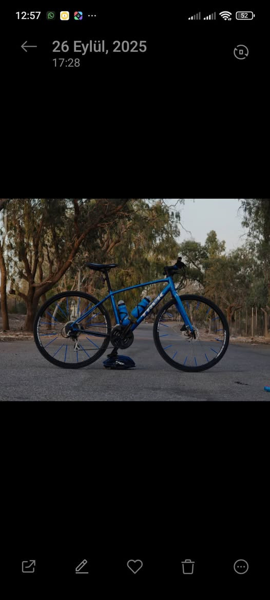 بايسكل بايسكل متروك 3 تشهر 
ماركه تريك امركي 
فريم المنيوم بريك هايدروليك 
حجم m كير خلفي 8 كير امامي 3 نمر 
سعر 220 وبي مجال مستعجل في البيع 
مكاني كركوك ما عندي توصيل 
رقم ***********
