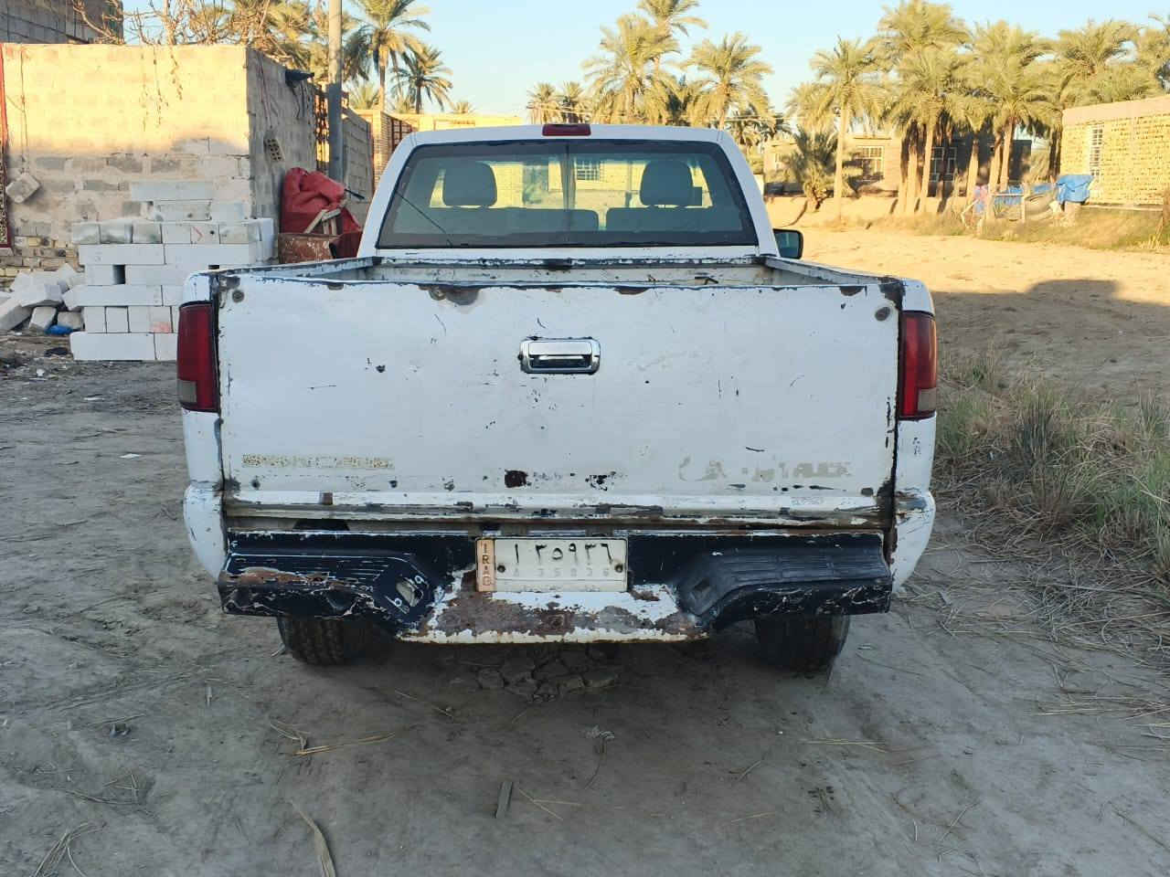 ع بركة الله نبتدأ (بالسلام عليكم ورحمة الله) 

ملاحضه:  للبيع فقط. 

سياره جي ام سي سوناما أمريكي مديل 95 كامله من كلشي حداديه صدر جديد باتري جديد تخم تاير جديد كير جديد محرك كدام عينك شوفه جديد جامه اماميه جديده ستوني شاده كهربائيات كامله نقص مابيهه فقط فيت بم ضعيف وكيج البانزين وسايد بريك ذني خفايف عليك  سياره جاهزه شرط الهزه لايتات اماميه وخلفيه جديده ستوني شادهن السعر 35 وبيه قليل للاستفسار *********** يوجد واتساب
