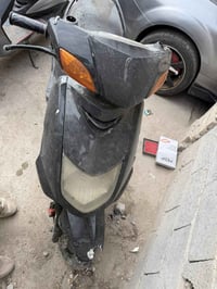 دراجة سكنس مكينة وكهربائيات خير من الله الدراجة شويه كفراتها تعبانه بس...