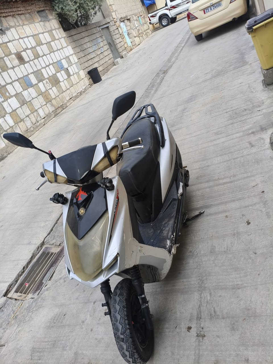 سلام عليكم دراجة سكنس ياباني كهربائية كلها شغاله سلف هندر شغال مكينه ناعمه سعر : 300 وبي مجال رقم : *********** بي وتساب
