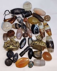 أحجار قديمة • جزع • خواتم نحاس