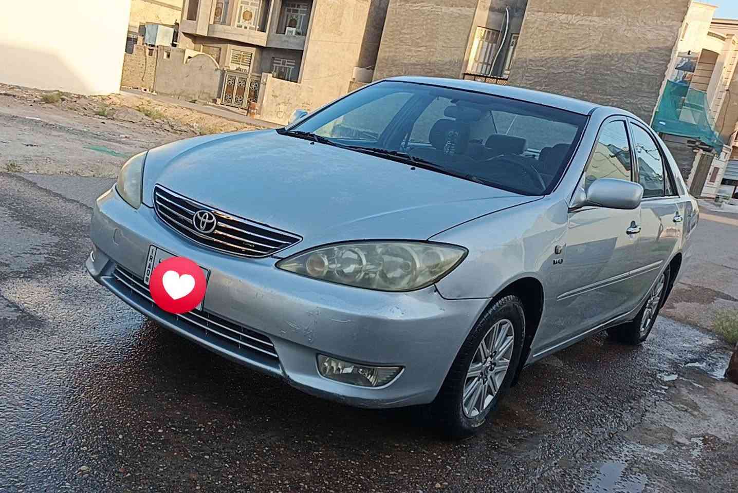 كامري 2006 وارد خليجي بدون حادث وبدون صبغ ارقام بغداد سيارة على الوضع البلادي الماني بيها جراد بل بنيد وبل صندوق محرك 4 سلندر السعر 100$  لايوجد تواصل على الفيس على هذا الرقم فقط ***********
المكان الانبار الفلوجة
