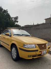 سمند مديل 17 لون اصفر سياره بيه جاملغ مبدل فقط الباقي كفاله   دوشمه عا...