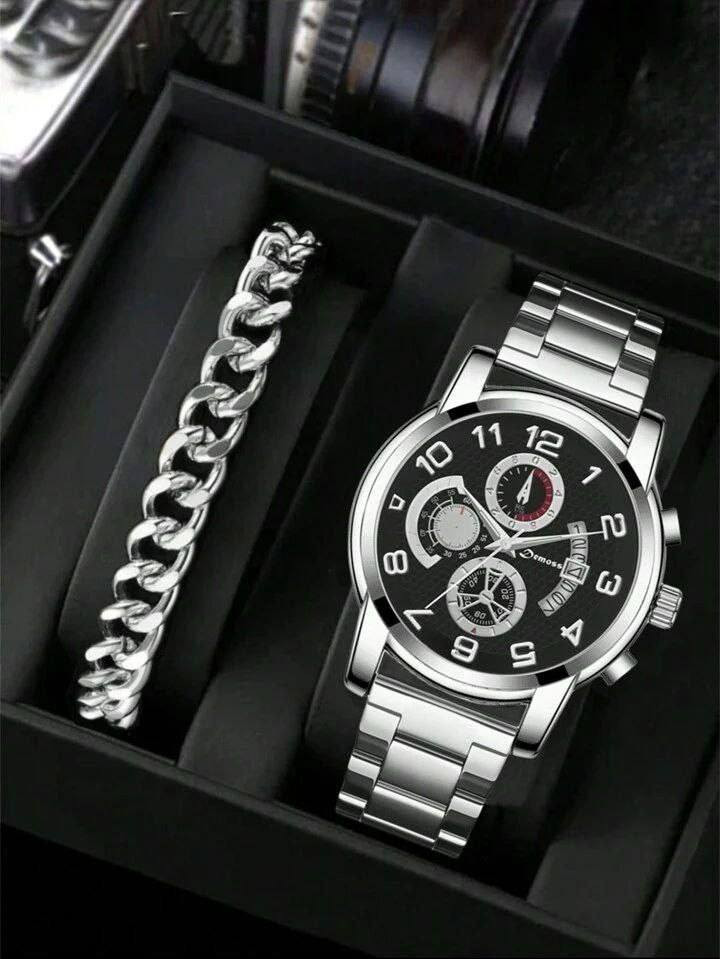 لأنكم تستحقون الأفضل وفرناها من جديد 💃💃💃
لأنكم تستحقون الأفضل وفرناها من جديد 💃💃💃
بوكس شي ان وصل 💃😍 
الأختلاف والتميز شعارنا✌️
أناقة الرجل تبدأ من يده💋

🖤بوكس ساعة رجالي🖤ماركة SHEIN 
لأنكم تستحقون كل شي مميز وفرنا لكم أجمل بكج مميز رجالي من ماركة شي آن SHEIN 🖤

🎁 البوكس مكون من :
ساعة مع سوار مع علبة محكمة ✔️✔️

مواصفات الساعة
✅ماكنة أصلية كوالتي عالي جدآآ 💯
✅مقاومة للماء 
✅مقاومة للخدش
✅لون ثابت
✅ علبة محكمة
✅طلاء ثابت , ضد الصدأ
✅تحتوي على تاريخ
يصلح هدية لأقرب مخلوق على قلبج 💋
توفرت ب٣ آلوان 🖤💛🩶

سعر البوكس ساعة + سوار  ١٥ الف 
 🚘يوجد خدمة توصيل لجميع محافظات العراق ٤ الاف🚘


**إذا كنت صاحب هذا الإعلان وتريد حذفه لأي سبب، رجاءا أرسل رسالة إلى الدعم الفني**