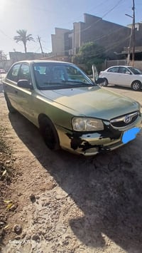 للبيع اكسنت مديل 2001 السياره خير  من الله تبريد شغال مصبوغه عام كير م...