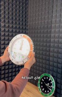 ساعة جدارية • شكل رولكس • شبابية
