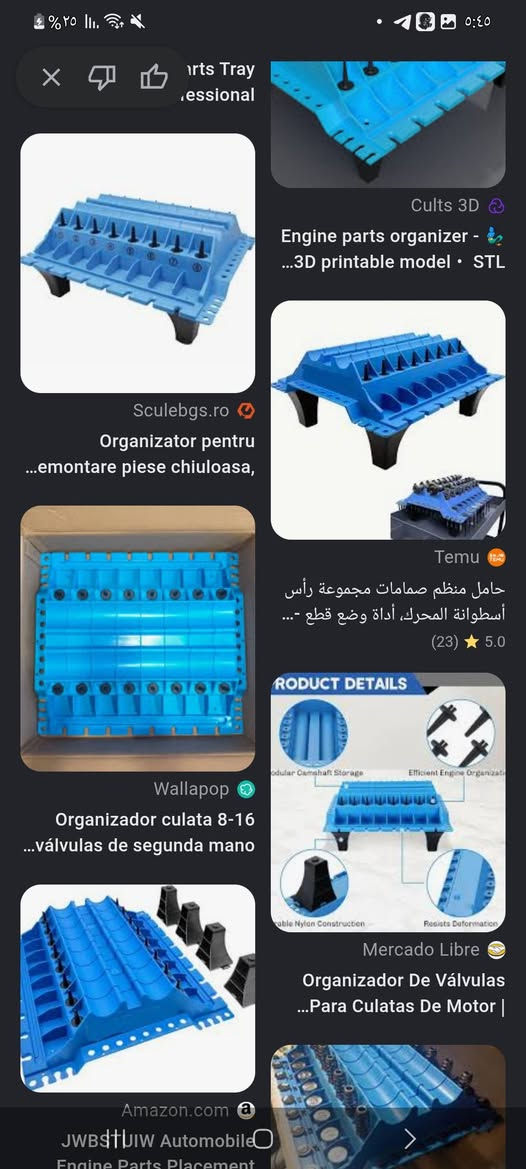 حامل منظم اسطوانات المحرك. اعتقد اتفيد لجميع محركات السيارات للتصليح او ما شابة.. السعر مع التوصيل 15 الف جديدة بالكارتونة.. خاص او على الرقم ***********.
