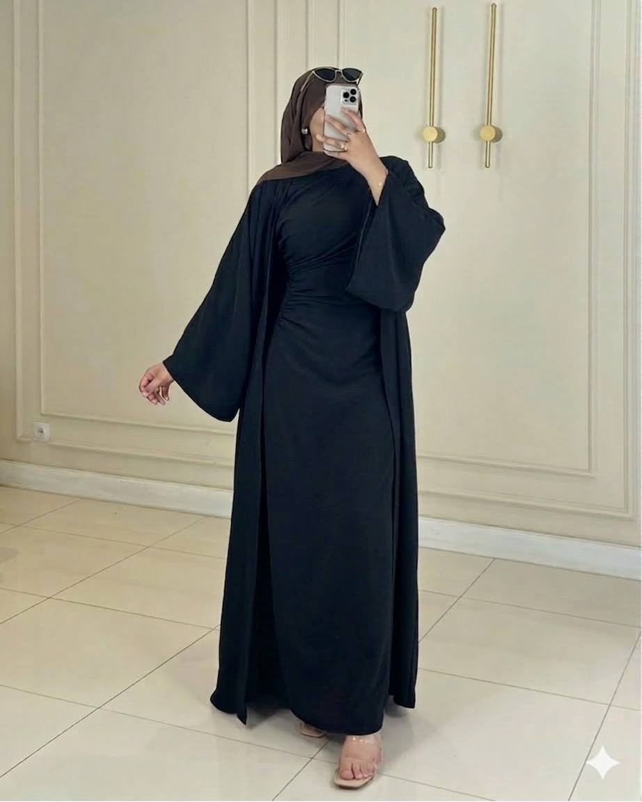 كولكشن العيد✨🔥
عباية بشت مع بينصل💞

موديل تحفه 🫰🏻
متكون من بينصل بشت 
حزام من لخلف 
خامه دابل تركي صيفي ✨

قياس 38 40 42 44 46 48 
متوفر 4 الوان✨


**إذا كنت صاحب هذا الإعلان وتريد حذفه لأي سبب، رجاءا أرسل رسالة إلى الدعم الفني**