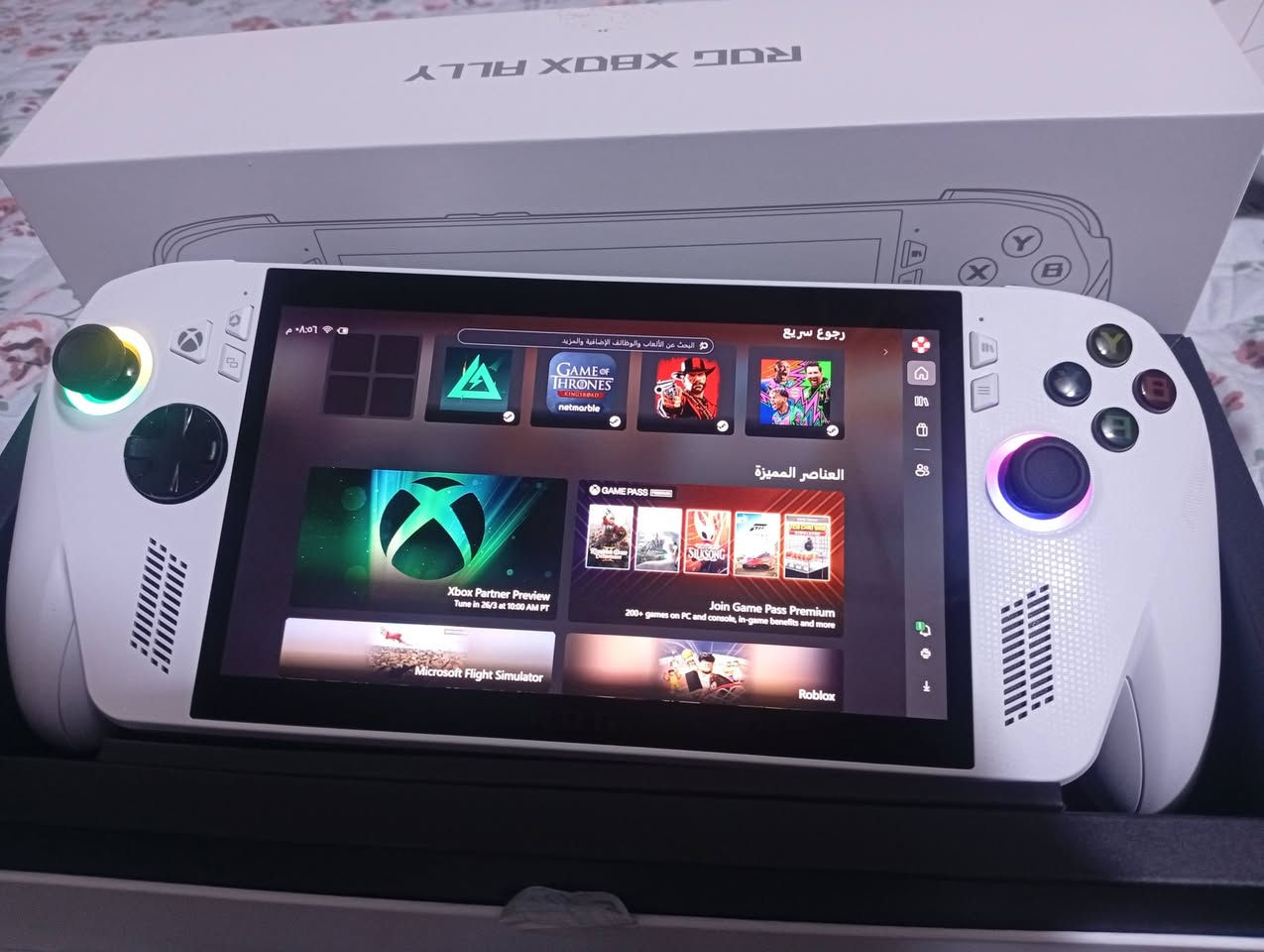السلام عليكم شباب ROG XBOX ALLY مستخدم شهر الجهاز نظيف وملحقاته كامله مع شتراك كيم باس شهرين +بيه 6 حسابات ستيم اوف لاين


**إذا كنت صاحب هذا الإعلان وتريد حذفه لأي سبب، رجاءا أرسل رسالة إلى الدعم الفني**