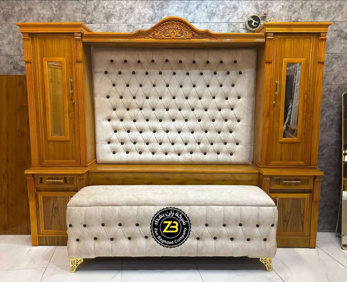 موديل المسرح 

الزان الدرجه الاولى 

مليونين و 150  الف فقط

اليكم المواصفات 👇

موديل المسرح الزان نجاره عراقيه 

من انتاج زان بغداد للاثاث العراقي 

من ضمن الاصباغ الصاج 

وضمن الدرجة الاولى 

الوجه صاج طبيعي ٥ ملم 

الداخل صاج طبيعي ٤ ملم 

الضهر جرجوبه ضب براغي 

القواعد بلوك صاج 18 ملم

إرتفاع الكنتور 270

عرض الكنتور 360

الزاويه بأرتفاع الكنتور عرض 130

ضلع كامل الزاوية مع الكنتور 490

توج الكنتور والزاوية والميز والجربايه خشب زان ثقيل

للف الابواب والمجرات خشب زان

رفوف داخليه للملحقات

المجرات تحفير بالخشب

الصبغ درجه أولى 

 السعر مليونين و150 الف فقط

2150

زان بغداد للاثاث العراقي 

العنوان بغداد المعامل الحسينية قرب مقبرة المسيح مجاور 
سوق الحسينية 

خدمة استبدال الغرف القديمة بغرف جديده مع الاتفاق على الفرق 

يوجد لدينا خدمة توصيل وشد الى جميع المحافظات العراق 

شكراً لاختياركم زان بغداد للأثاث العراقي نسعد بخدمتكم 🥰

تيك توك👇

www.tiktok.com/@kaarar_94

*********** 

***********

***********

***********
