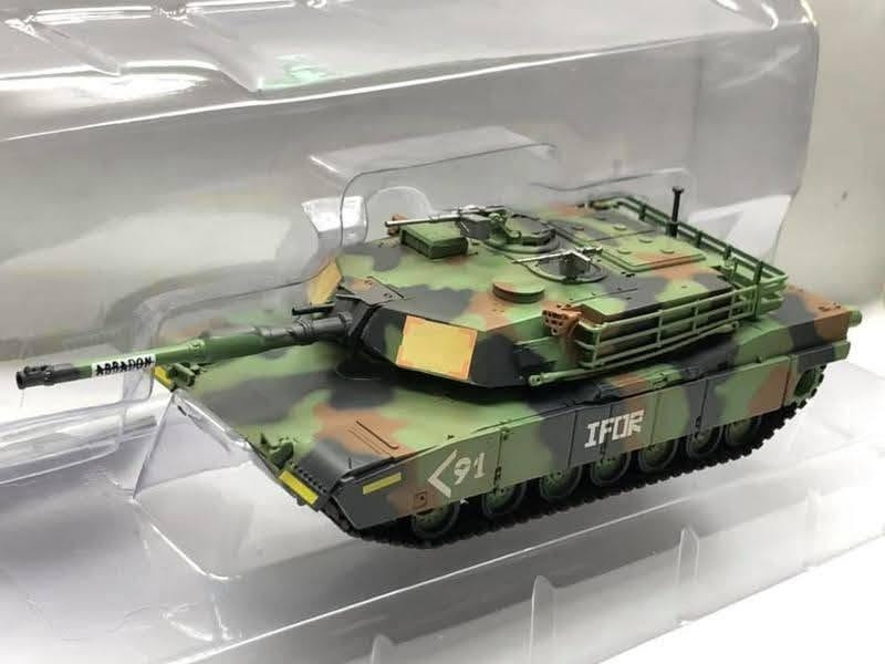 للبيع مجسم  جاهز لدبابة إم1 أبرامز (M1A1 Abrams)  من شركة Easy Model.
بمقياس حجم1/72.
يتميز المجسم بطلاء تمويهي عسكري (NATO Camouflage) ومزخرف بشعار IFOR (قوات التنفيذ) الخاص بحفظ السلام في أوروبا عام 1990.
المجسم مصبوب بالكامل من البلاستيك لضمان تفاصيل دقيقةويبلغ طوله حوالي 13.5 سم.
تفاصيل دقيقة جدا ومتحركة.
السعر35الف.
يتوفر توصيل لجميع المحافظات.


**إذا كنت صاحب هذا الإعلان وتريد حذفه لأي سبب، رجاءا أرسل رسالة إلى الدعم الفني**
