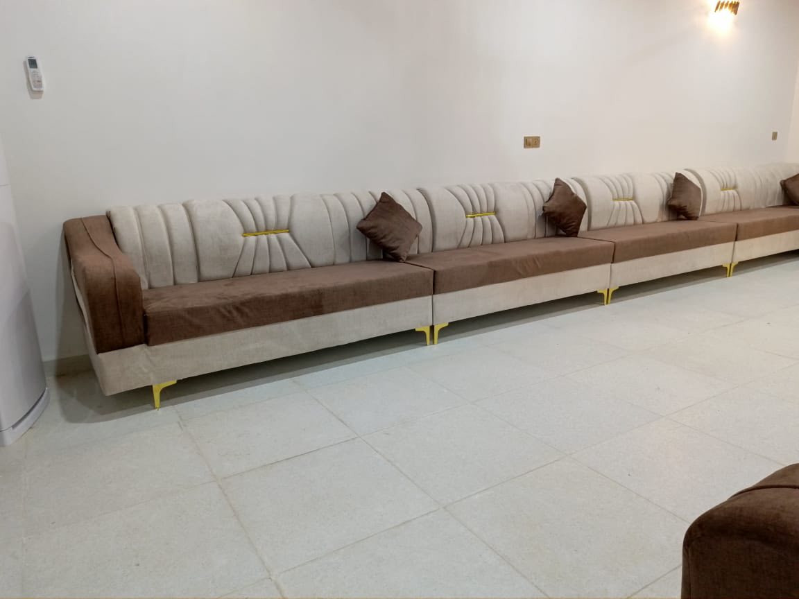 أحدث الموديلات صارت بين يديك! ✅
معمل ومعرض السفير  🛋️
📌 جاهز + تفصال (حسب رغبة الزبون).
📌 نظام أقساط سهل ومريح للجميع.
📌 ضمان صيانة حقيقي.
العنوان 📍: الزهور - خلف أفران الكرخ - قرب جامع الشهيد صباح.
للاستفسار 📞: ***********
زورونا وشوفوا الموديلات بعينكم.. جودة وأناقة وسعر مناسب!
