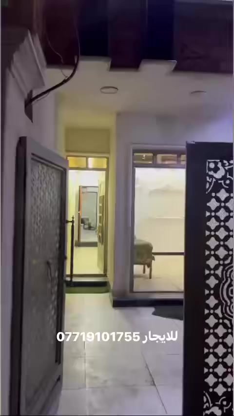 🏡 **للإيجار – دار في البلديات / حي العلماء **

بضهر شارع المصرف

دار مرتب ومناسب للعوائل
📐 المساحة: 100 م²

▫️ استقبال
▫️ صالة
▫️ مطبخ
▫️ 3 غرف نوم

💰 الإيجار الشهري: 750 ألف دينار

📞 للاستفسار والمشاهدة:
*********** – مصطفى الشمري
