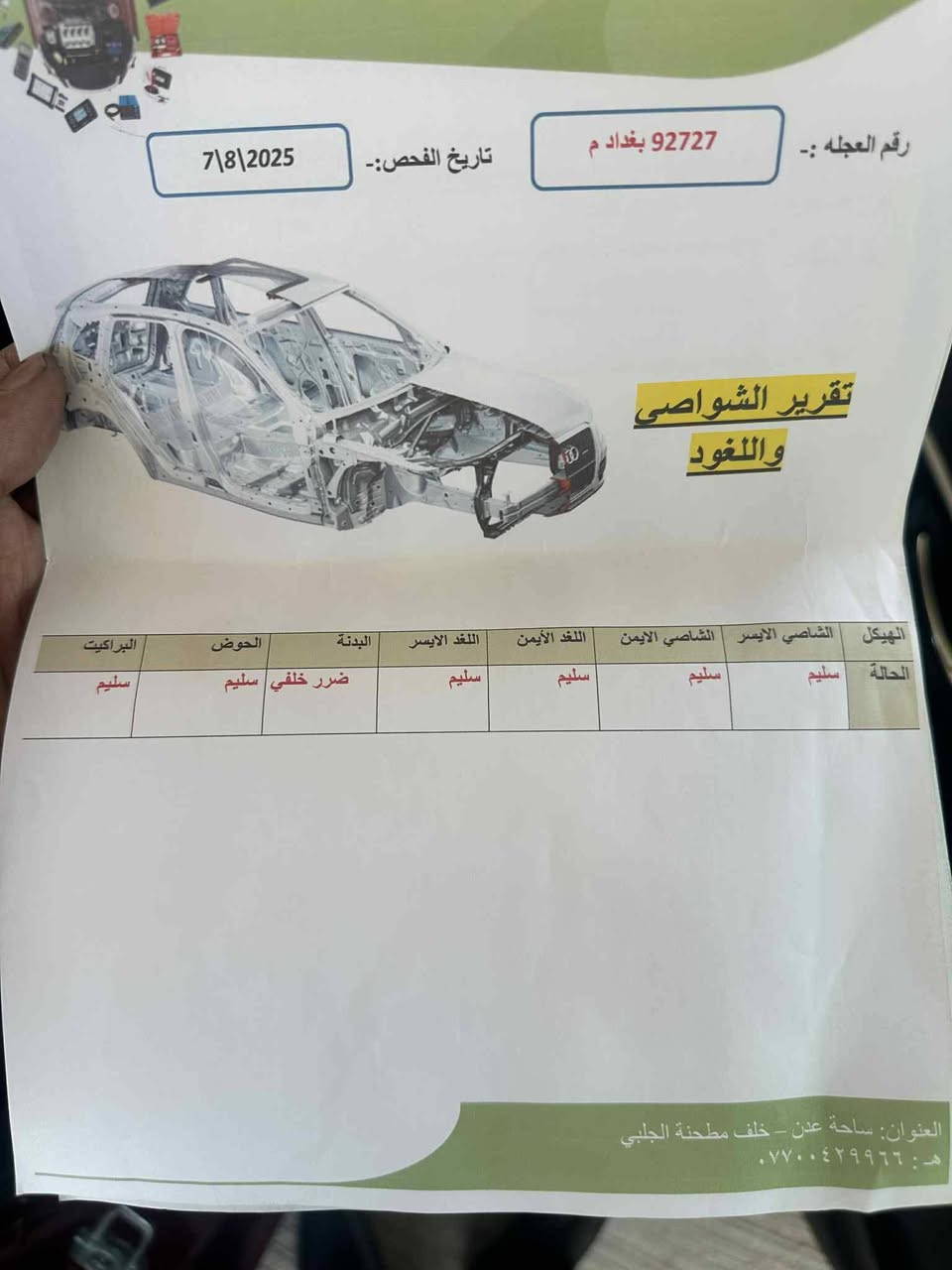 السلام عليكم
للبيع نيسان التيما 
رقم بغداد مميز وبسمي سنويه هزه كله جديد 

موديل 2018 سياره جديده حيل ابوضع الشركه 
محرك كير صدر تبريد كله مكفول وشرط 
الحادث فقط صندوك بس بل عراق صار بارد بل جاملوغ وانصبغ حتى جان ما يحتاج صبغ 
سياره مواصفاتSR معروفه كشنات كهربائي جلد شفتات سياره جديده حتى الكيلوات بيه 
ماشيه فقط 75 ألف وبالنسبة للموديل كلش زين 
أي استفسار اتصل وتدلل 
***********
وسعر 128 وبي مجال
