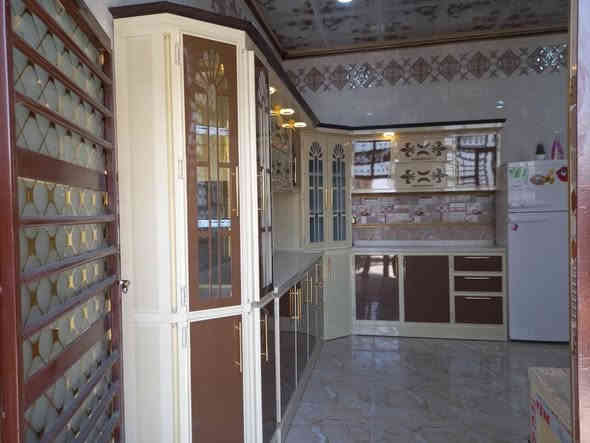 احدى اعمالنا السابقه بلونين الكريمي والقهوائي 
مع المرمر الصناعي 
المنيوم تركي محشه بلخشب للقوه والمتانه 
نقش الملحق 
اناره مع تاج MDF للملحق 
اسعرنا تنافسيه ثابته 
للاستفسار عن الاسعار مراسله الصفحه او الاتصال على رقم ***********
