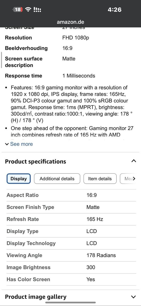 شاشه KOORUI 27E1 حجم 27 البنل IPS الهرتزيه 165  الملي سكن 1 باقي المواصفات موجوده ويه الصور نضافه 100 لا استخدام قليل شغاله 100 سعر 175 قفل مكاني بصره يوجد توصيل ***********
