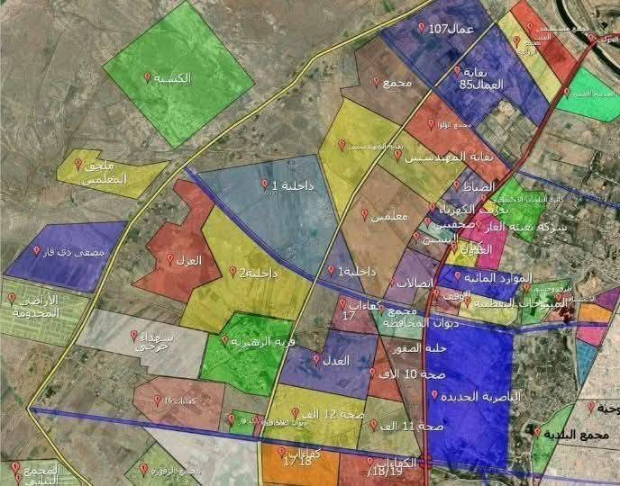 قطعة ارض للبيع - طابو صرف جاهز 
رقم العقار  ٤٧٦٥ داخليه وجبه اولى عرض الشارع عرض ١٢م 
منطقة مفروزة ومسلمه للطابو مساحه ٢٠٠م 
السعر  23 مليون قفل 
علما انها  خامس قطعه عن التبليط-الخط الازرق .
مكتب الطيف للعقار 
الناصرية-الحبيليه الاولى - شارع المكاتب وسط الحبيليه
مقابل السجن الاصلاحي في الناصريه 
هاتف ***********
واتساب ***********
 الطيف يرحب بكم 💥
المصداقيه شعارنا وارضاءكم هدفنا
خبره في مجال العقارات لاكثر من 22 عاما 
الطيف 💥 ضمان 💥 وامان 💥
