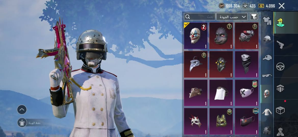 السلام عليكم حساب بوبجي سعر 75
تريد نتراسل تريد وجة بوجة 
مفتوح قبل 3 سنين 
مستوى الحساب 76
مستوى المجموعات 56 
المثك 78 
انجازات 6950
عدد الاسلحة 25- 7 كلمسج
گروزا 
ءUMP 
ءMG3
طاوة
ءSK12 
ءP90
ءUZE
بي 3 سيارات تطوير 
وبي كرستالة و 2 قطع تطوير وشعبية 75 الف تقريباً 
بي هائم وكم لبسة حلوة البقية مال أربي، مشحون خير من الله، كلشي موضح بالفديو حساب حلو


**إذا كنت صاحب هذا الإعلان وتريد حذفه لأي سبب، رجاءا أرسل رسالة إلى الدعم الفني**