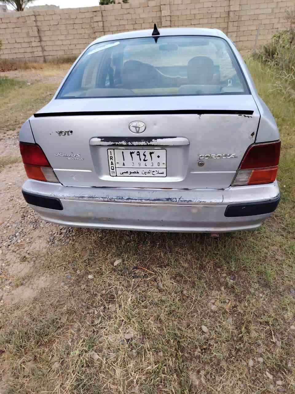 سلام عليكم
سيارة كورلة موديل ١٩٩٥ 
محرك ١٦ شرط كير اوتماتيك شرط
سنويه.ل٢٠٢٨ شرط الوكالة وتحويل 
صدر جديد تيرات جديد 
السعر ٤٥ بي مجال مكان 
صلاح الدين  الشرقاط 
***********📞
