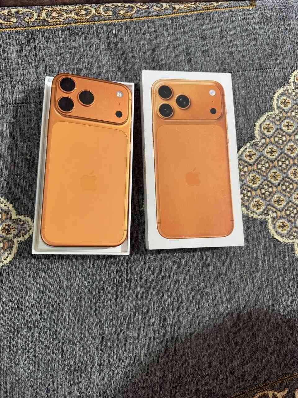 السلام عليكم ايفون١٧بروماكس  ذاكره٢٥٦بطاريه  ١٠٠ جهاز نضيف  السعر مليون و١٠٠ بصمه شغاله مكفول
فقط شاشه مفطر وبيه سواد شغاله لمس طبيعي دبل خط مشحون٨٥  كامل ملحقاته مكاني بغداد شعب ***********
