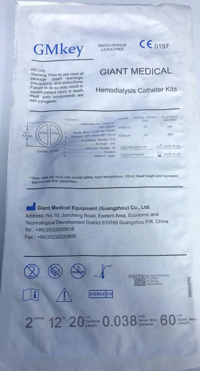 🔥 عرض سعر مناسب  🔥
📢 يتوفر الآن لدى مكتب شريان
دبل لومن مؤقت للغسيل الكلوي (Temporary Double Lumen Catheter)
قياس 12F × 20 سم
من شركة GIANT – جودة موثوقة وأداء متميز.
✅ منتج مفحوص وجاهز للاستخدام.
✅ خامات عالية الجودة لضمان الكفاءة والأمان.
✅ مناسب للاستخدام في مراكز غسيل الكلى والمستشفيات والعيادات التخصصية.
📞 للاستفسار والطلب:
مكتب شريان للمستلزمات الطبية
📱 واتساب / ***********
📍 العنوان: بغداد – باب المعظم – تقاطع الصرافية – عمارة الجوهرة
