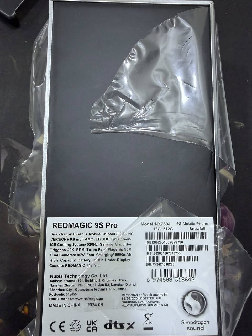 سلام عليكم جهاز ريد ماجك 9 اس برو استخدام شهر اسبوعين 675 قفل مكاني بغداد ذاكره 512/16


**إذا كنت صاحب هذا الإعلان وتريد حذفه لأي سبب، رجاءا أرسل رسالة إلى الدعم الفني**