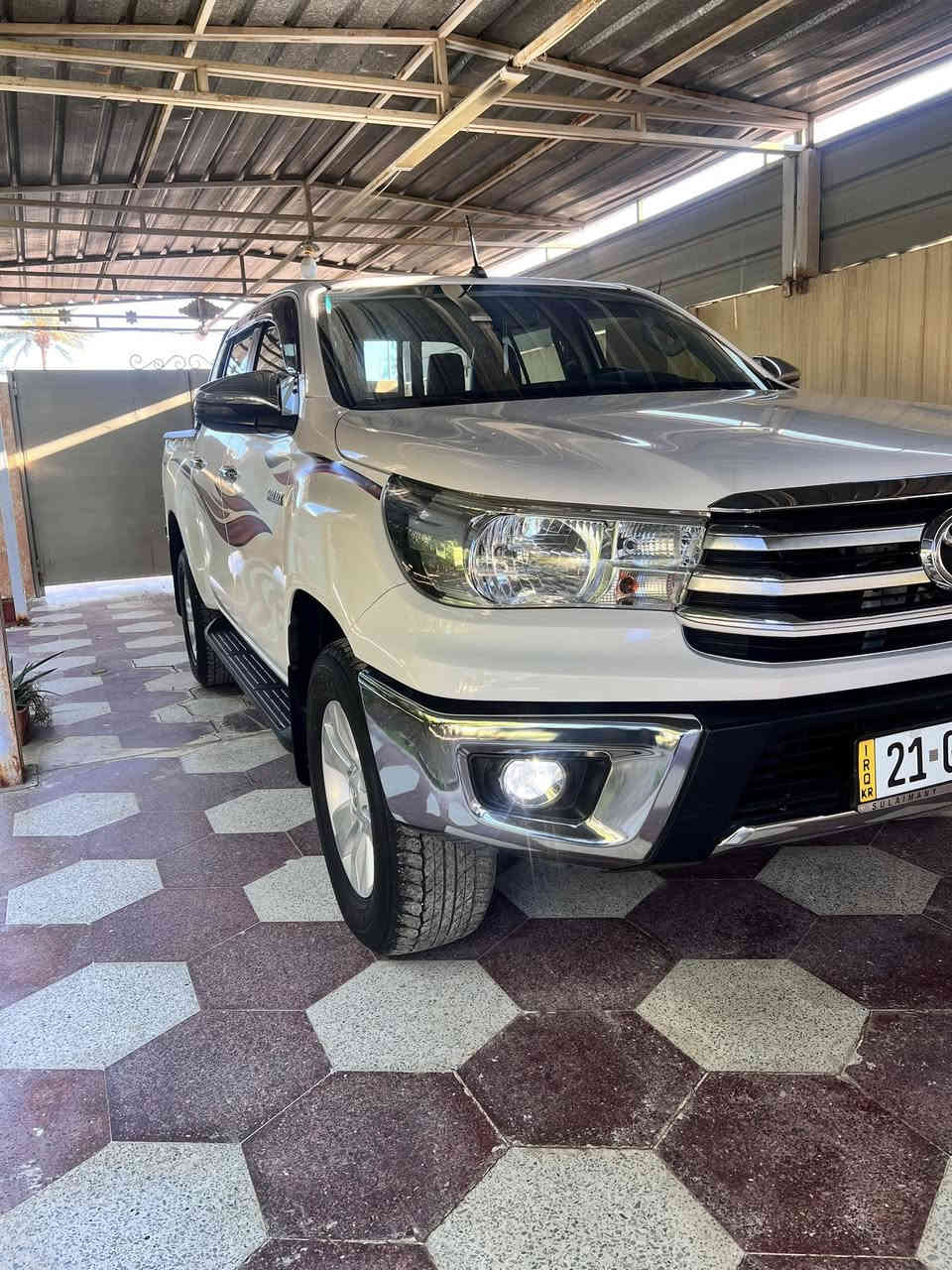 تيوتا هايلوكس موديل 2020.   ماشيه 180.   كفاله عامه من صبغ و بارد رقم شمالي سنويه 2030.سعر 285. مكان الانبار الارمادي  الاتصال. ***********
