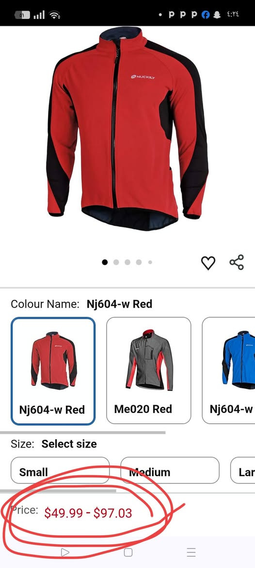 متوفر بدلتين لون ازرك وأحمر ماركة ضد الماء سعرها بموقع الشركة اللي مصنعتها50 دولار اللي تفيدة سعرها 25 قفل وتوصيل موجود لكل محافظات العراق قياسها تلبس مديم إلى لارج


**إذا كنت صاحب هذا الإعلان وتريد حذفه لأي سبب، رجاءا أرسل رسالة إلى الدعم الفني**