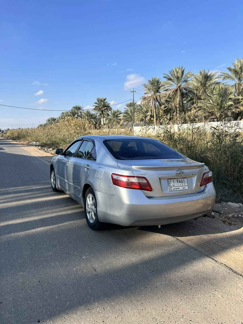 السلام عليكم 
كامري 7  بابل مصبوغه 
حداديه جديده 100٪؜ 
تخم تاير جديد 
خليجي Glx
السعر 75 مجال قليل ####
المكان كربلاء حي العباس 
***********
