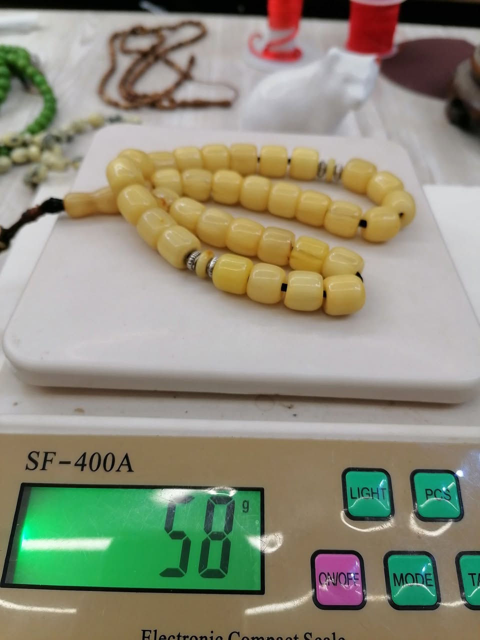 من رخصة مدير الصفحه المحترم سندلوس الماني انتيك عرق شايب ٣٣خرزه بوزن صافي ٥٨ غرام للمهتمين


**إذا كنت صاحب هذا الإعلان وتريد حذفه لأي سبب، رجاءا أرسل رسالة إلى الدعم الفني**