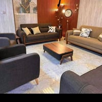 كنب ١٠ مقاعد • توصيل بغداد مجاني • قماش كتان قديفة