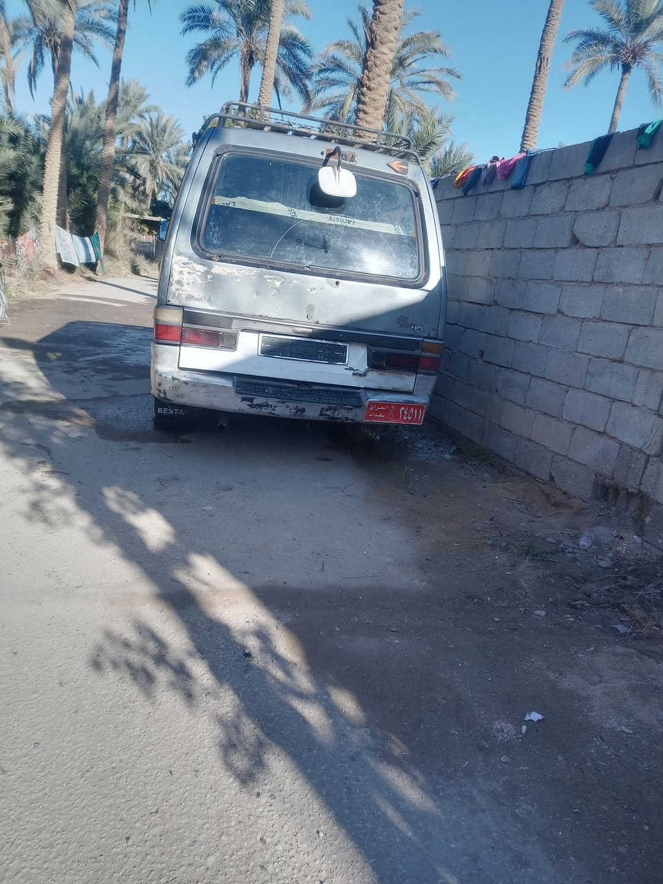 السلام عليكم كيا بستا للبيع السياره الكهربائية كل شغاله مكنيه وكير اكسل كفالة  رقم صدامي سنويةموجوده  بغداد حره بس ماندل صاحبهه ابيع كوم حديد اتكفل عشائر وسرقه مكان السيارةالنجف الكوفه اني مكلف بل نشر الرقم  ***********
