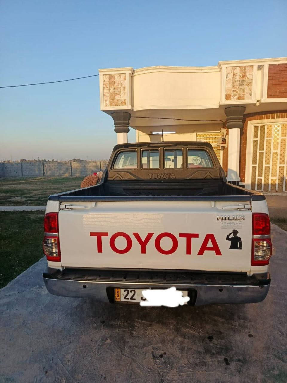 السلام عليكم 
للبيع هايلوكس 2015 مكفوله كفاله عامه من الدعاميه للدعاميه 

المواصفات المعروفه بل هايلوكس لد حواجب ودشبول 

ليزري وشاشه تاب الشركه 

السياره گير ومحرك وضع شركه گير اوتوماتيك 

السعر 240 بيهة مجال 

مكان السياره بغداد 

***********

***********
