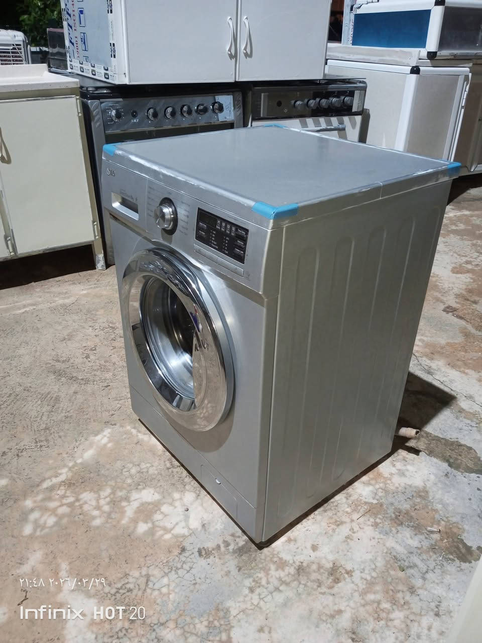 ماشاالڵە ماڵی جوان و نازدار
غەسالەی تۆماتیک لۆک لۆک 8کیلۆ  (LG) شەریکەی عەسڵ 
بەشەرتی جوانو ئیشکردن 
لەکەلاری کۆنم ***********
