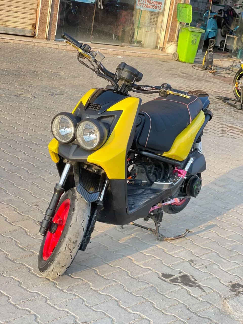 سكنس جبلي للبيع
مكينه 59
كلجات WF
 كفرات بلادي ليموني
اكزوز بوري عدل هاون 
عليها يدات 
جامرلغ امامي كاربون 
كشن رياضي 
طلعات 
ستان جانبي 
سعر الدراجه
مليون و 350 الف وبيها مجال 
عنواني كربلاء
***********

