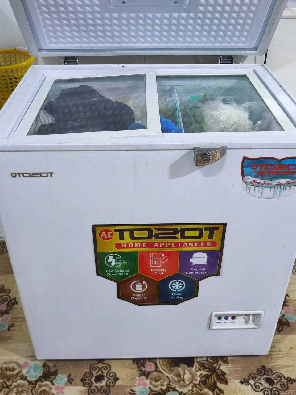 🛑🛑 السلام عليكم 🛑🛑
مجمدة للبيع نضيفه وجديدة 150 لتر مجمده توسوت 
للاسفسار:***********
