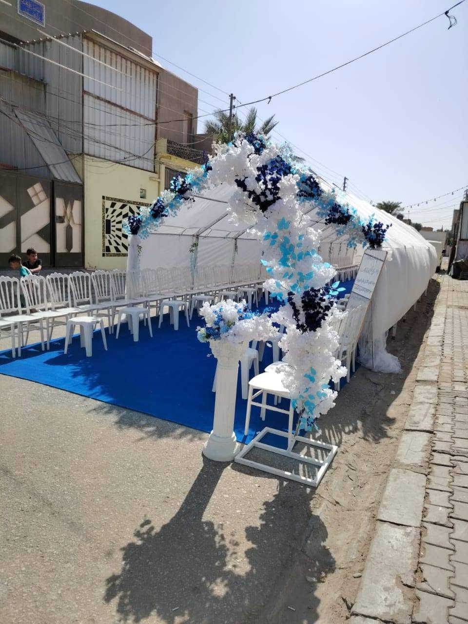 جادر خطوبة يزيد من تقدير الضيوف ومكان أكثر جمالية وهيبة.

يشمل 👇

■جادر ابيض بطول 10 متر وعرض 5 متر (قابل للزياده)

■️100 كرسي ابيض ملكي ( قابل للزيادة ) 

■️50 طبلة ابيض (قابل للزياده)

■️ارضية حمراء او حسب الطلب. 

■️تزيين ورد 

■️سجادة استقبال. 

■ ️بورد ترحيب 

✨️✨️السعر يشمل النقل والتنصيب والفتح ✨️✨️

وتتوفر أشكال من الكيك والبوكسات حسب الطلب والاضافات

 🎁  بابل القاسم 

للاستفسار والحجز الإتصال 

واتساب  ***********

واتساب  ***********
