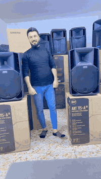 متوفر لدئ مؤسسة علي القره لوسي للصوتيات سبيكر RCF موديل 715 كهربائي جد...