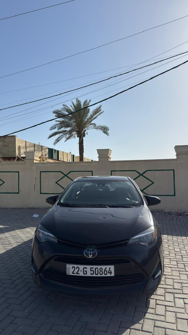 🚗 للبيع تويوتا كورولا 2019 وارد أمريكي - فئة LE 🚗
🔹 اللون: أسود
🔹 رقم: أربيل
🔹 الممشى: 155 ألف مايل
📌 الحالة:
• كير، مكينة، تبريد شرط ✔️
• صبغ جاملغ ونص الصندوق فقط
⚙️ المحرك والأداء:
• محرك 1.8 لتر – 4 سلندر
• قوة 132 حصان
• قير CVT أوتوماتيك
• دفع أمامي
• اقتصادية بالبنزين 👍
✨ المواصفات:
• شاشة 6.1 إنش + بلوتوث + USB
• مكيف أوتوماتيك
• تحكم بالستيرن
• كاميرا خلفية
• مثبت سرعة
• رادار أمامي
• مرايا كهرباء مع إشارات
• إنارة نهارية LED
• ويل حديد 16 إنش
🛡️ الأمان:
• 7 إيرباغ
• ABS + VSC
• تحذير مغادرة المسار
• نظام Toyota Safety Sense
💰 سيارة عملية، اقتصادية، واعتمادية عالية
📍 السيارة جاهزة للاستخدام اليومي
📞 للاستفسار والتفاصيل أكثر،   اتصل 
السعر ١٢٥ وبيه مجال 
***********
