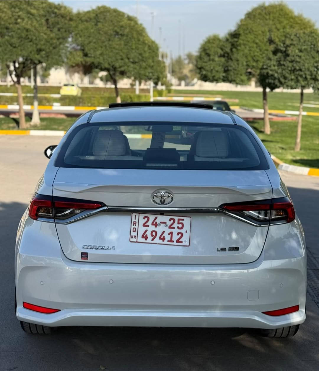 كرولا 2025 شركة ساز ضمان ٣ سنوات
السيارة فول مواصفات سلايد . شحن وايرلس.بصمة . كشنات كهرباءي ، شاشة ديجتال ، وباقي المواصفات معروفة
 قبل اسبوعين ماخذها زيرو من شركة ساز اربيل 
هسه ماشية الف  كيلو متر فقط
السيارة مكفول من كلشي بحالة الوكالة بعدها 
بيها ضمان شركة ٣ سنوات وتبديل دهن وفلتر مجاني 
السعر ١٩٢ ورقة
مكان السيارة اربيل 
***********
