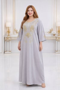 دشداشة كشمير • مقاسات 2x-5x • جديد