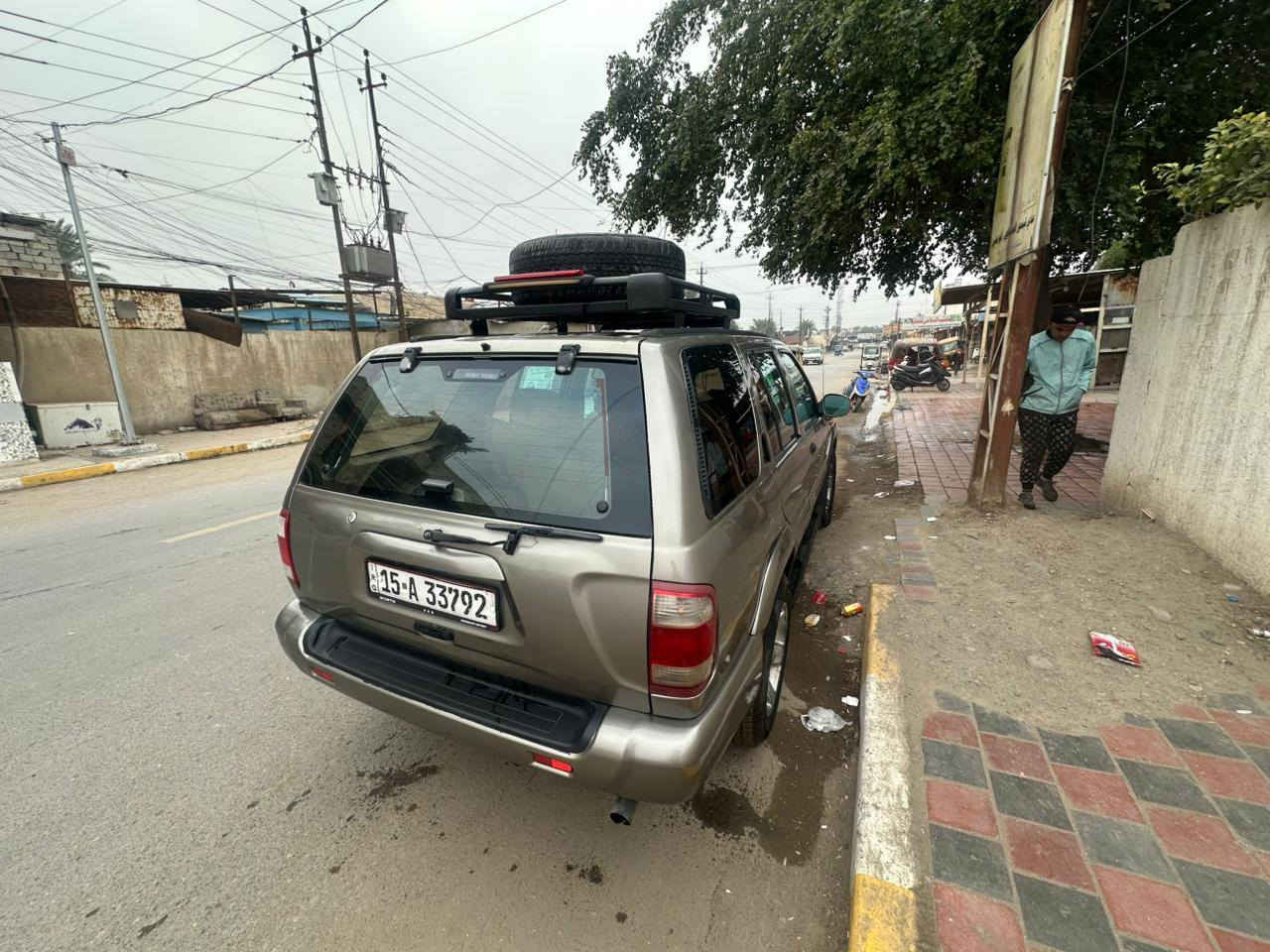 السلام عليكم سياره نيسان باثفندر ٢٠٠٤ محرك وكير وحداديه مكفولات سياره مصبوغه حزام لجماليه محورهه غاز منضومه جديده شادلهه ٨٠ لتر تانكي حلقي بمكان لسبير سياره جاهزه على اخر حبايه  تبريد دفع رباعي كلشي بالسياره شغال الف دينار مذب عليهه السعر ٨٥ اوبيهه مجال مكاني بغداد رقم الهاتف ***********
