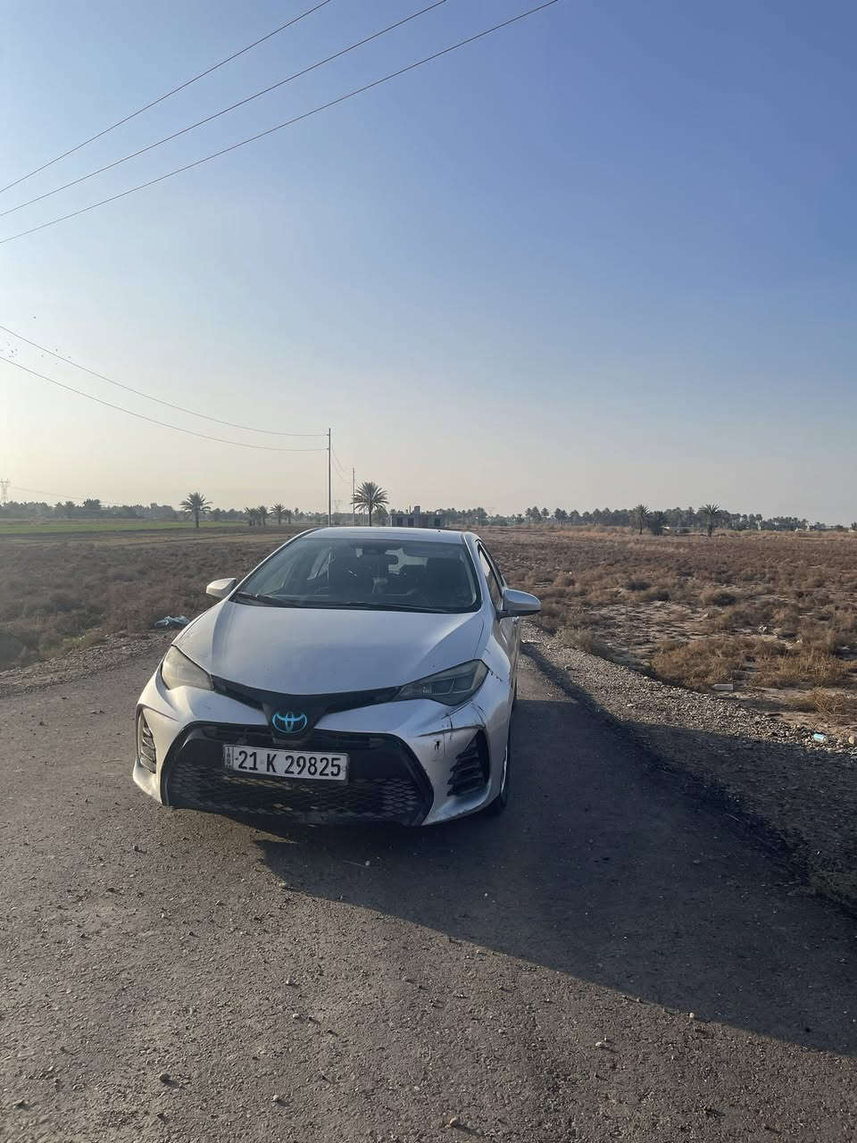 سلام عليكم سياره للبيع كورلا موديل 17 أمريكي حادث جاملغ و بنيد و باب  صبغ اربع قطع أبيع حزام السعر 105 وبيها مجال العنوان أطراف بغداد منطقة براهيم بن علي رقم الهاتف 
***********اسيا 
***********اثير
