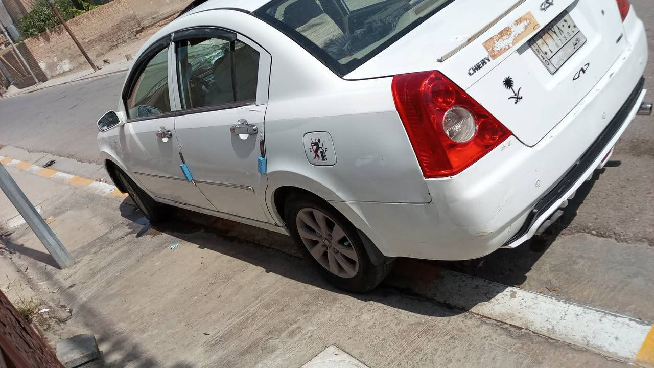 السلام عليكم للبيع او مراوس شيري اي فايف موديل 12 السعر 38وابيها مجال مكان الانبار الفلوجه شاشه حساس خلفي سستم سماعات كهربائيات كلها شغاله جام 4يصعد واينزل كير محرك كامري ابو الكف السياره نقص كمبريسر الاستفسار /***********
