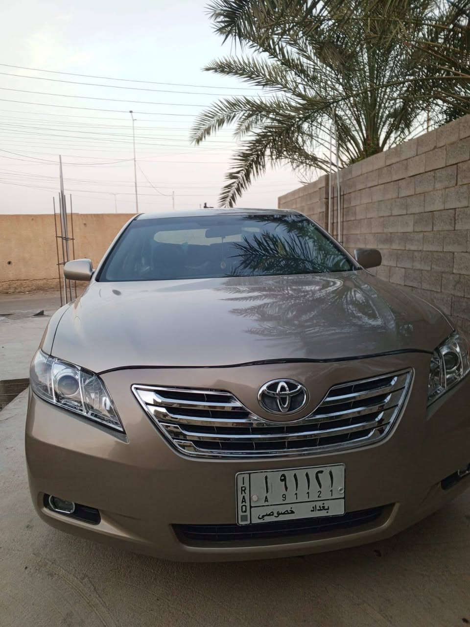 كامري موديل 2007 محرك اربعه سلندر محرك جديد رقم بغداد بسمنا السياره مصبوغه عام اثر جراد للبيع السعر 80$وبيها مجال للاستفسار الاتصال على الرقم التالي 
*********** شاكر 
مكان السياره حصيبه الشرقيه
