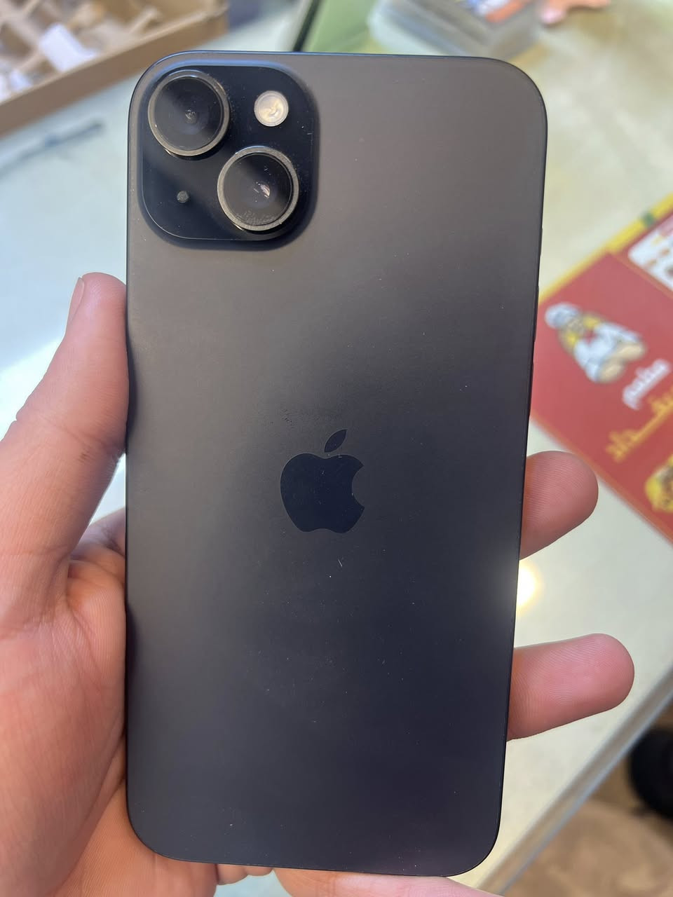 Iphone15plus
ذاكرة :128

بطارية:94

الجهاز مكفول نضيف جداً

السعر:800

للاستفسار:***********

