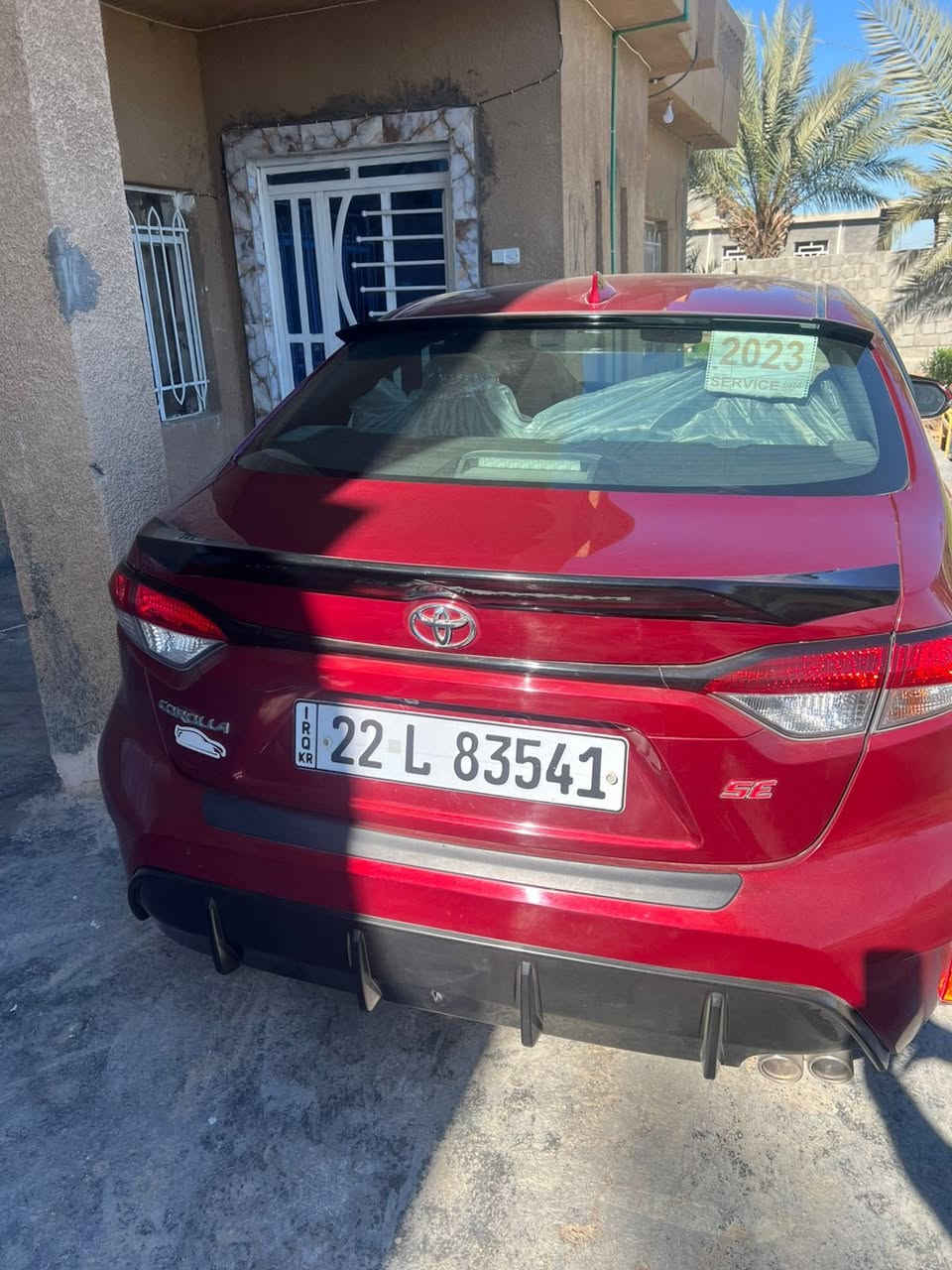 كورلا للبيع موديل 2023sرياضي
وارد امريكي حادثها جاملغ امامي جهة اليمين 
السعر 150 وبيها مجال 

‭0787 465 5504‬
