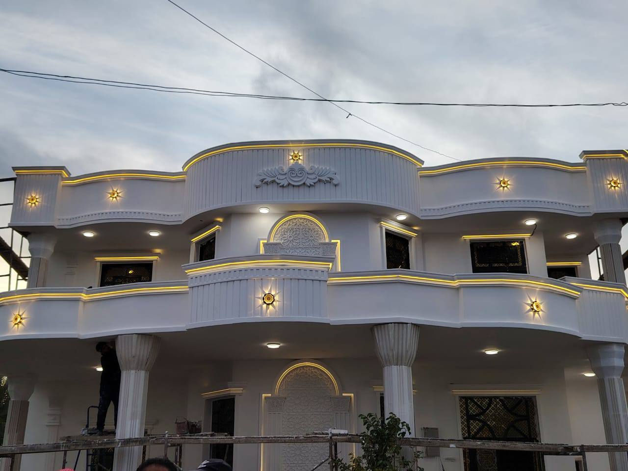 تم وعلى بركة أكمال واجهه ابو عبدالله في البنمر   وعمل الكهرباء بأدارة اكرم اسماعيل حسين العسافي 
***********
***********
